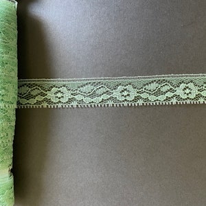 Spring Green Picot Lace Trim