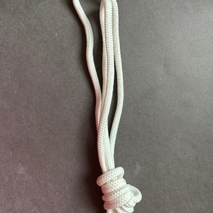 White Recycled PET Round Drawcord