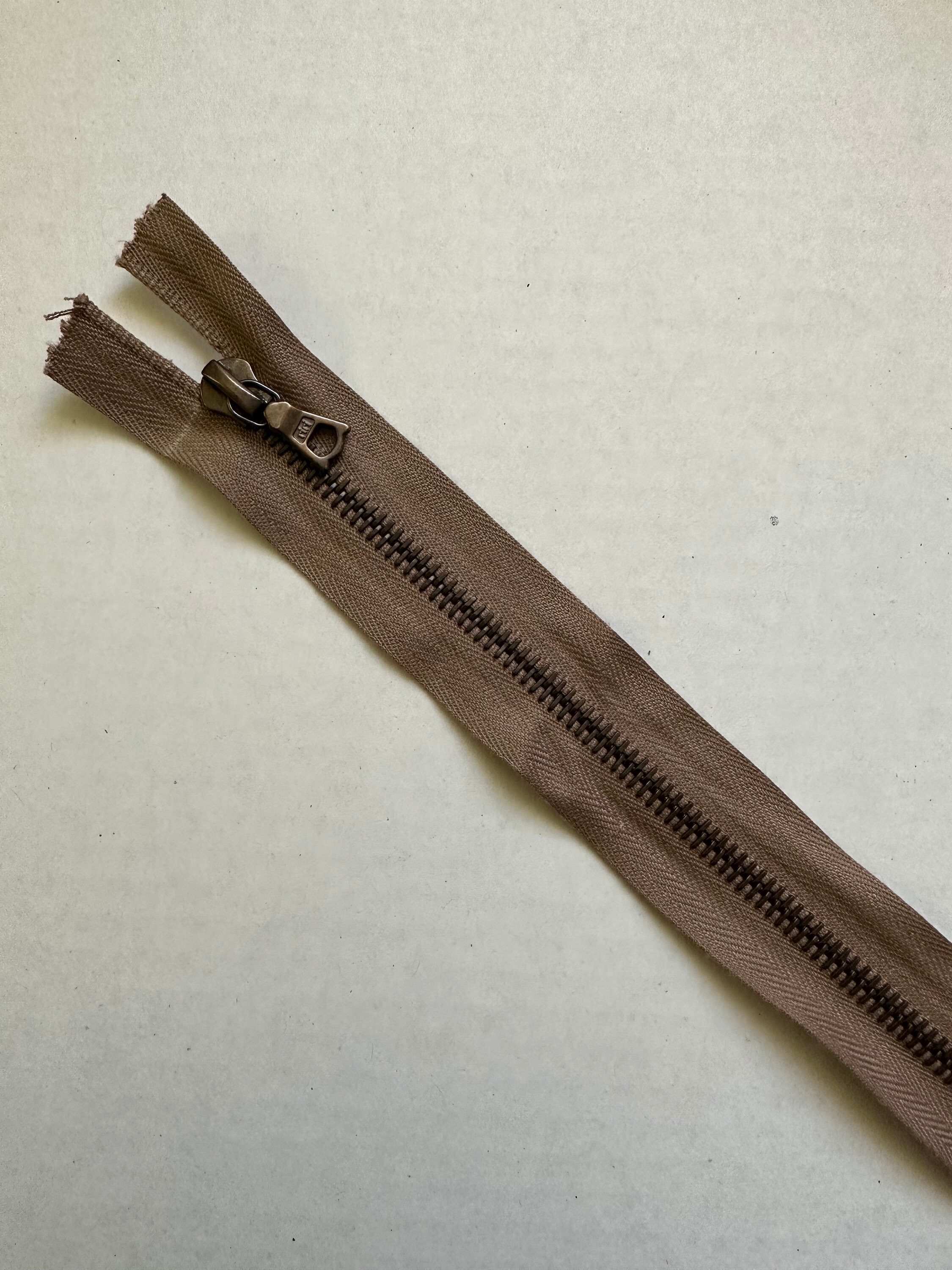 ririページ！ Purple Riri Zipper 8mm Antique Nickel Closed Bottom -Choose