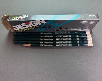 Lápiz Eberhard Faber Design Draw 3800 (paquete de 5) - Mina HB