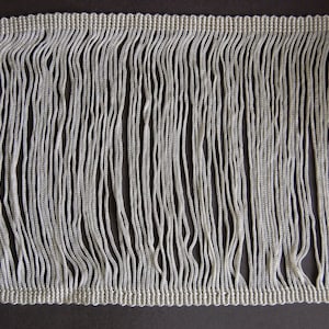 Double Sided Ivory Chainette Fringe