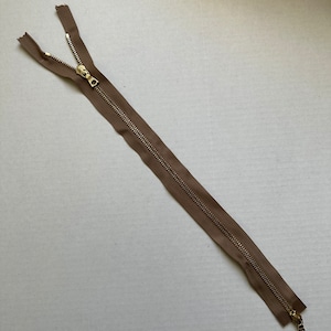16&quot; Gold Metal M6 2-Way Riri Zipper
