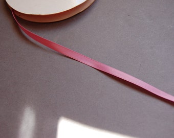 5yds - 1/4" Mauve DF Satin Ribbon