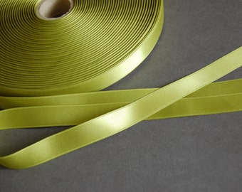5yds - 9/16" S421 Olive DF Satin Ribbon