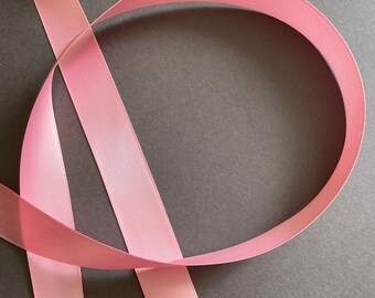 5yds 7/8" Pink DF Satin Ribbon