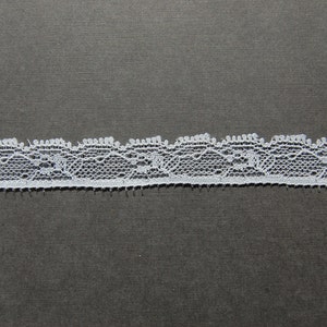 White Picot Floral Trim Lace