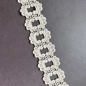 Organic Cotton Venice Lace Trim