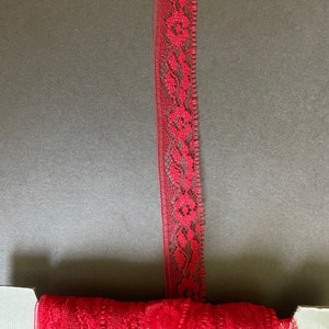 Red Picot Lace Trim