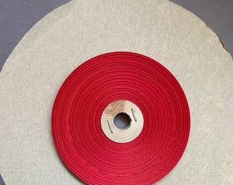 5yds 1/4" Red P250 DF Satin Ribbon