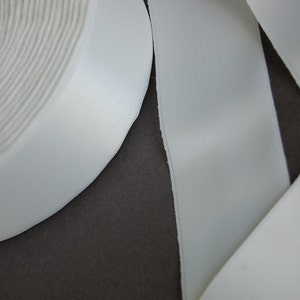 2yds 1 1/2 inch White Double Faced Satin Ribbon