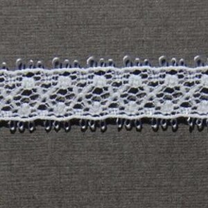 White Picot Lace Trim