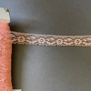Coral Picot Lace Trim
