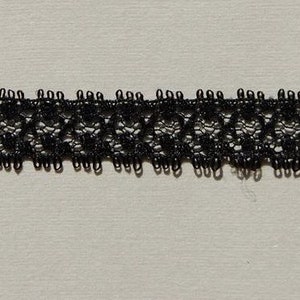Black Picot Lace Trim