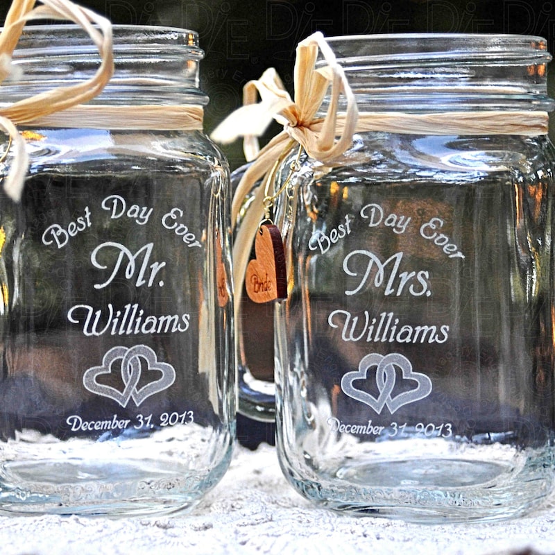 Wedding Mason Jars Etsy