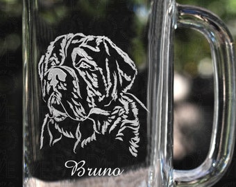 St Bernard Personalized Beer Mug