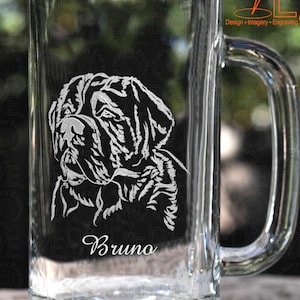 St Bernard Personalized Beer Mug