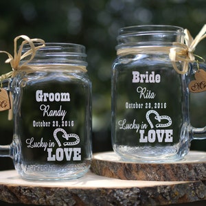 Western Wedding Mason Jars