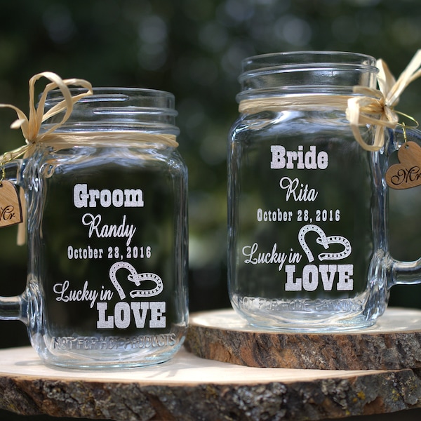 Pots Mason de mariage occidentaux