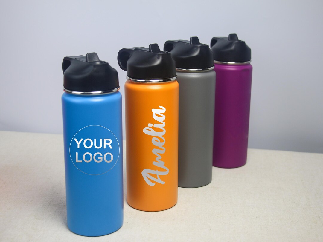 Personalized Engraved 18oz Stainless Steel Water Bottle - Etsy