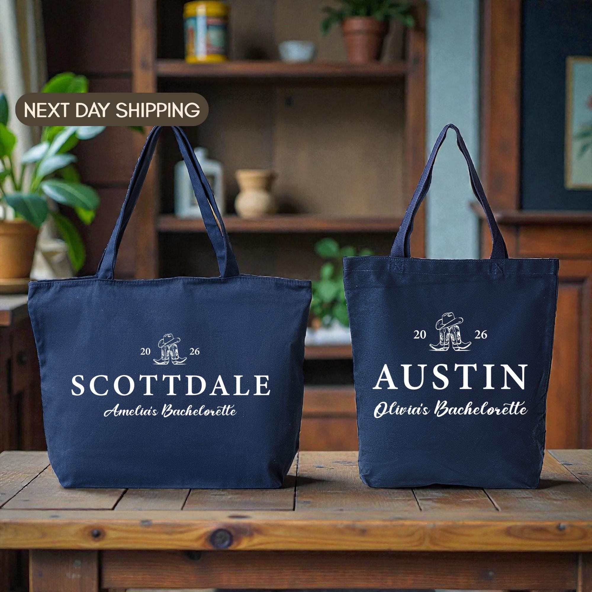 Custom Cowgirl Bachelorette Tote, Bride Tribe Western Tote, Scottsdale ...