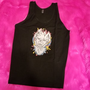 Furry tank top, furry pride t-shirt, furry clothing, fursona clothing, furry fandom march, yeen furry tee, anthro lifestyle clothing