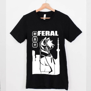Feral stray dog Furry shirt, furry merch, furry clothes, furry shirt art, furry apparel, fursona t shirt, furry fandom stuff