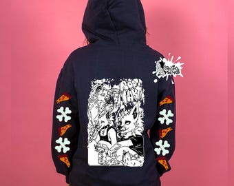 Furry Room Party-hoody, harige merchandise