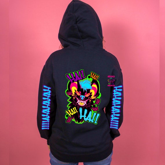 【HI FI FNK】Re Painting Hoodie Warpaint x _invadergirl_ Night Hunt Hoodie - Spike's K9 Fund