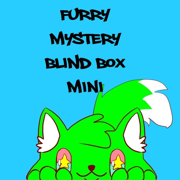 Furry gifts, Furry mystery box, stocking stuffers for furries,  furry Blind Bag Mini, furry blind box, fursona fursuit merch, furry art