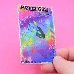 Furry sticker, protogen furry art  badge, holo graphic furry stickers, fursona laptop decal, furries stuff merch, anthro furry, water bottle