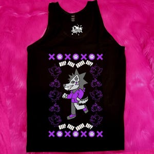 Awoo Furry tank top, furry clothing, fursona clothing, furry fandom march, yeen furry tee, anthro clothing