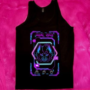 Furry tank top, furry crane game t-shirt, furry clothing, fursona clothing, furry fandom march, yeen furry tee, anthro lifestyle clothing