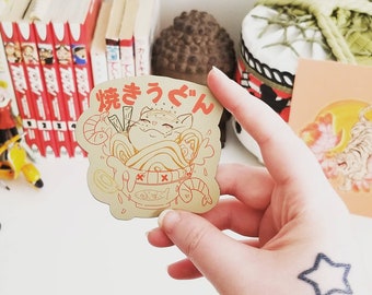 Japanese food, Cat ramen magnet, kawaii food sticker, Japanese food restaurant stickers, food stationary, cute food car magnet, anime gifts