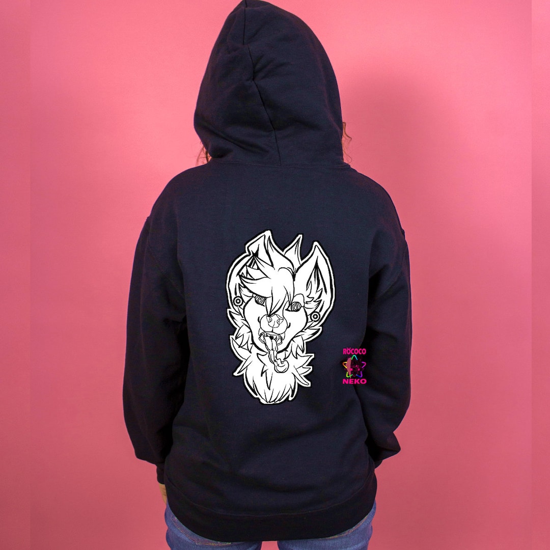 Furry Hyena Hoodie Zip, Fursona Hoodie Shirt, Furry Shirts and Tank Top