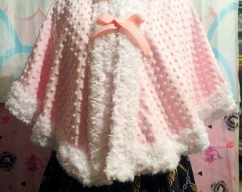Strawberry Chan Alpaca Lolita Hooded Capelet