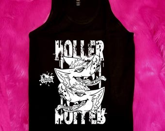 Holler duality furry Tank Top: Anthro Pup Design