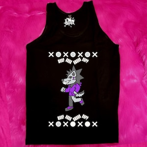 Awoo Furry tank top, furry clothing, fursona clothing, furry fandom march, yeen furry tee, anthro clothing