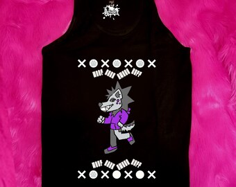 Awoo Furry Tank Top: Yeen Anthro Clothing, DTF Printed