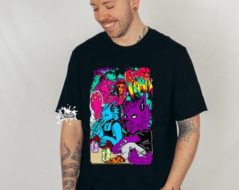 Pelz Shirt, Hunde Pelz Fandom Auto Kultur Merch, Wolf Koyote Fursona Tshirt