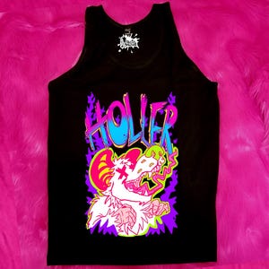 Possum holler rat Furry tank top, feral cation furry clothing, fursona clothing, furry fandom march, yeen furry tee