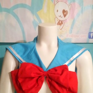 Sailor moon costume, sailor mars costume collar, seifuku senshii cosplay, female sailor scout, detachable sailor collar, plus size, men gift