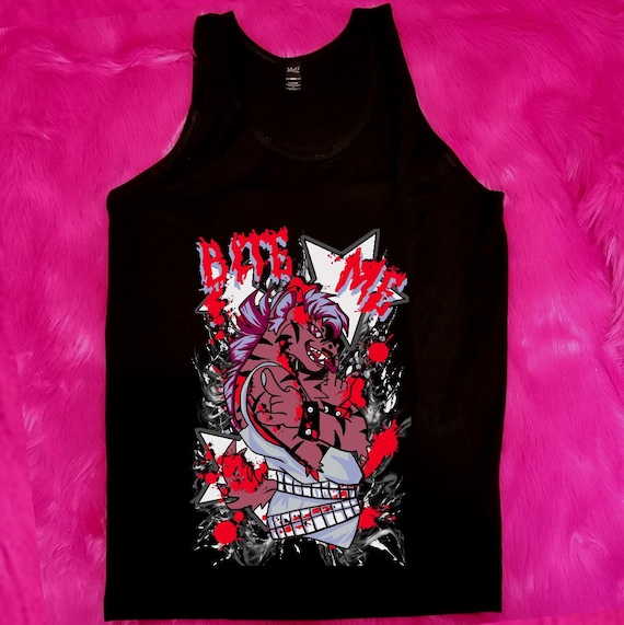Bite Me Hyena Furry Tank Top, Fandom Gym Shirt - Etsy