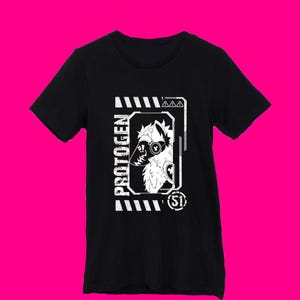 Furry shirts, protogen furry t-shirt, protogen art apparel, furry pride merch, anthro art, fursuit clothes