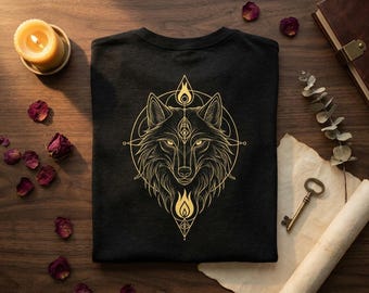 Camiseta de zorro kitsune / Camiseta con gráfico de mito japonés