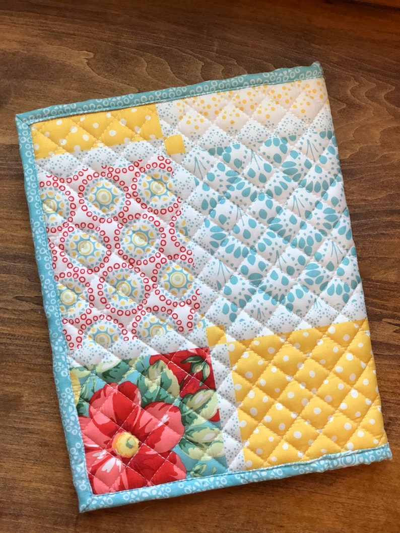 Pioneer Woman Patchwork / Fabric Covered Notebook Etsy