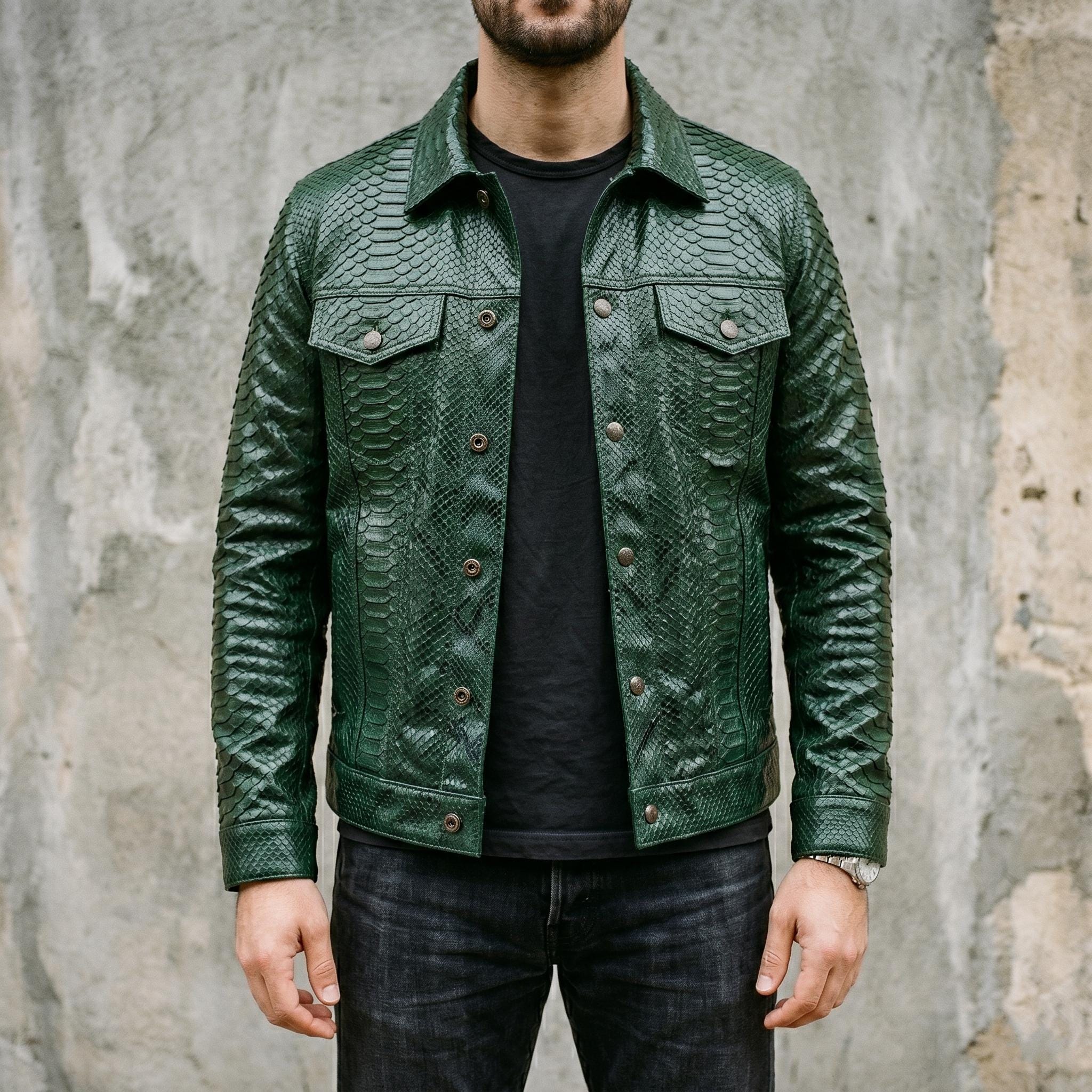 Python jacket - Etsy 日本