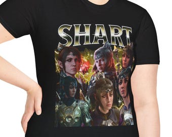 Unisex Softstyle T-Shirt Shart | Baldur's Gate 3 Bootleg Grafikdesign