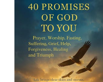 40 Promesas de Dios para ti / Libro espiritual / Mensajes de esperanza y sanación