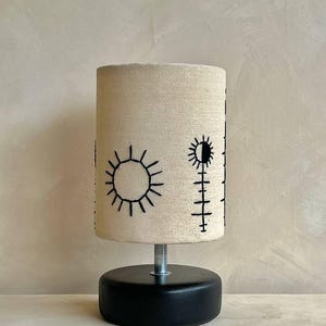 Ethiopian Art Lamp –Traditional Body tattoo Art Lighting
