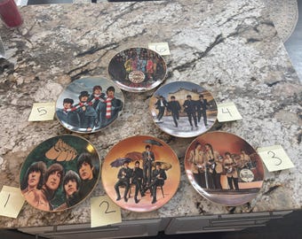 Delphi Collector Plates Beatles plate set of 6